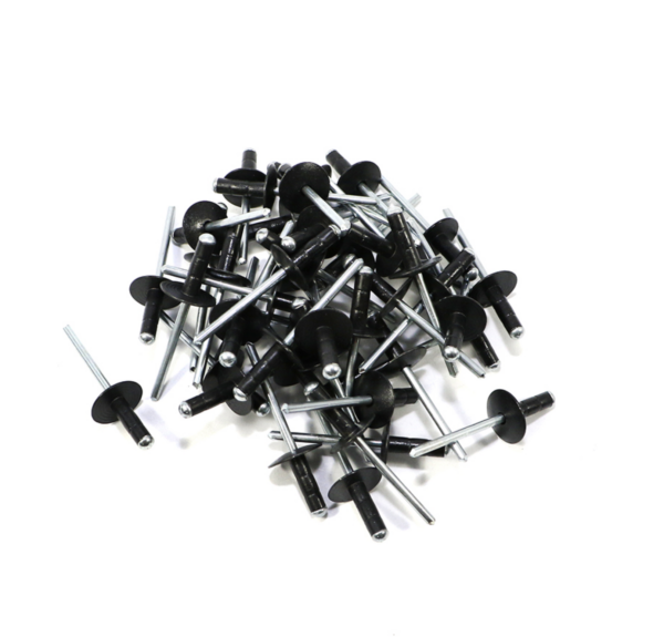 Popnit stort huvud aluminium/stål svart - Bild 4