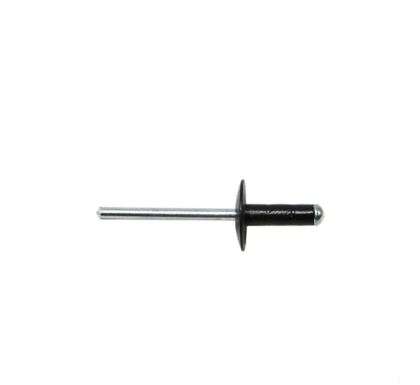 Popnit stort huvud aluminium/stål svart - Bild 3