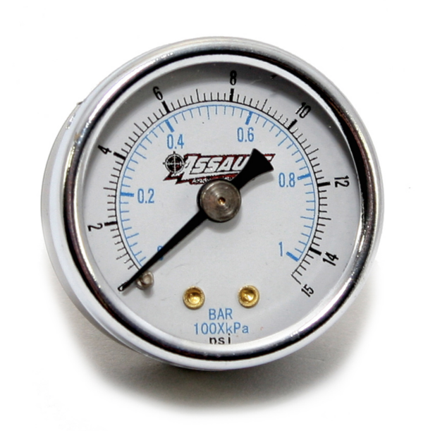Bränsletrycksmätare 0-15psi