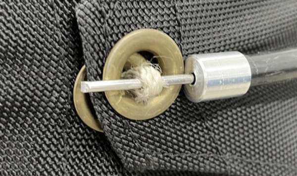 Billet end cap till wire bromsskärm