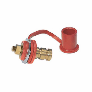 Extern batteripol röd