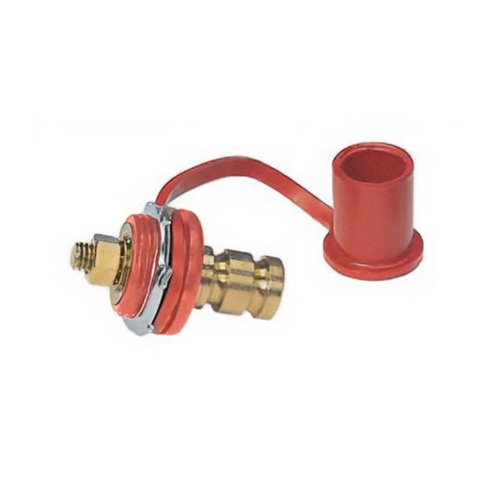 Extern batteripol röd