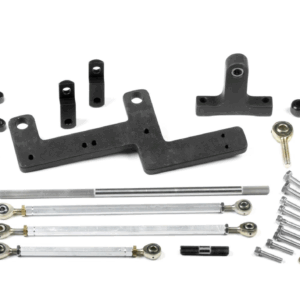 Weiand Hi-Ram förgasarlänkagesats dubbla förgasare