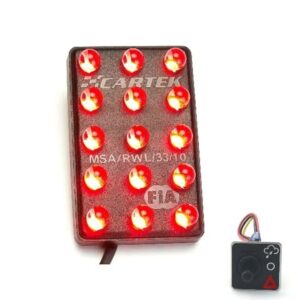 Horisontell Varningslampa FIA-godkänd LED-lampa