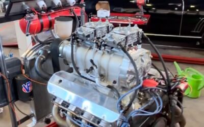 First start up, Blower big block Chevy 😍😍😍