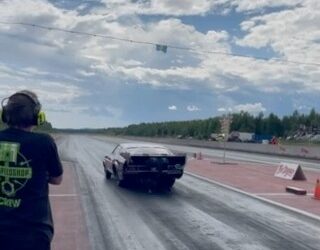 Första dagen på Pite dragway och nu ligger Tindra kvaltvåa.