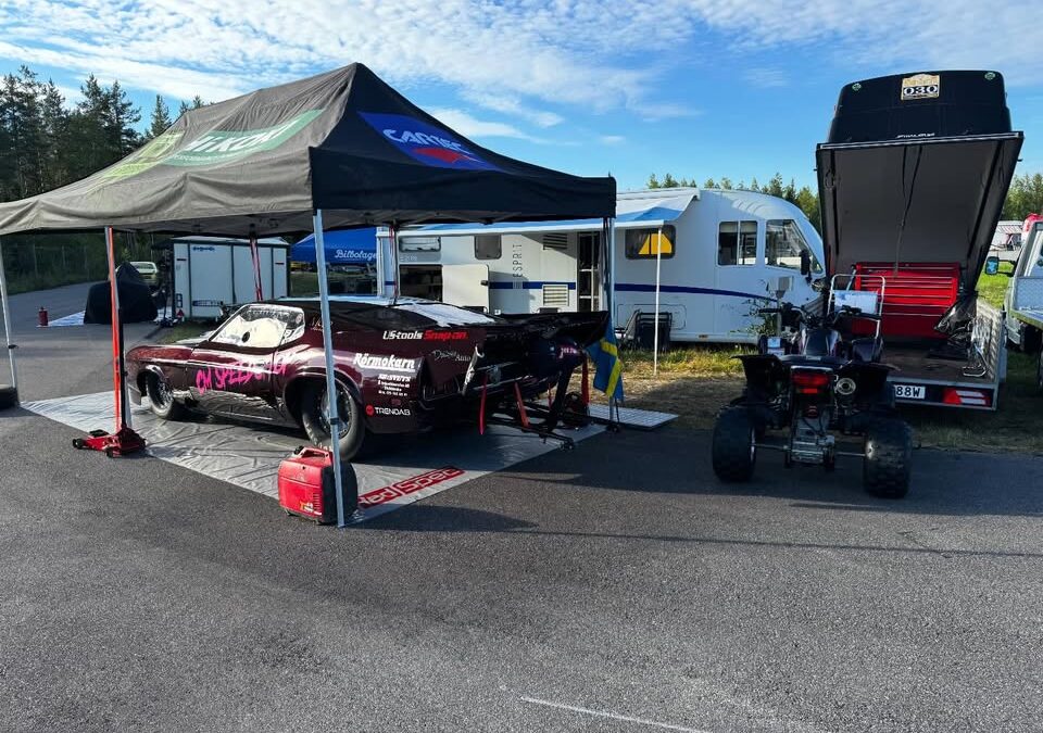 Framme i Pite Dragway och Midnight race week 💪