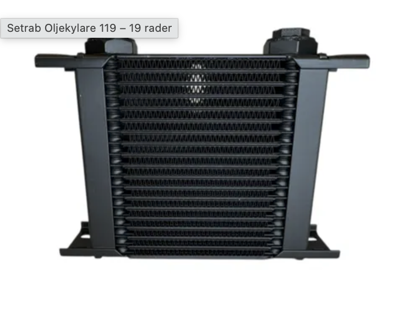 Setrab Oljekylare 119 – 19 rader