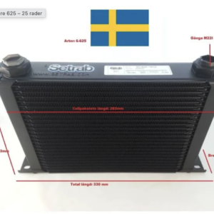 Setrab Oljekylare 625 – 25 rader